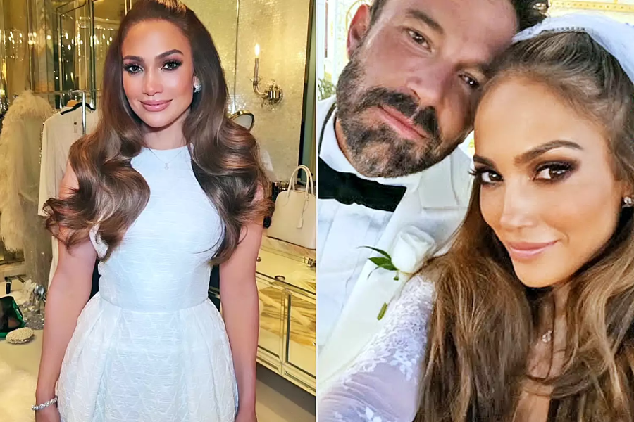 JLO ‑ Ben Affleck: Οι φωτογραφίες από τον γάμο τους και τα συγκινητικά λόγια