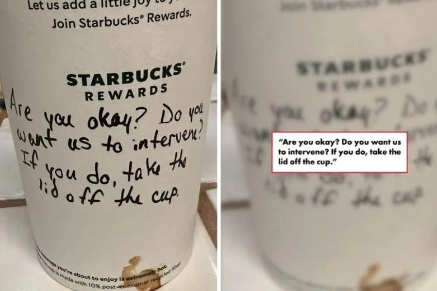 Το μήνυμα που έδωσε εργαζόμενη του Starbucks σε κοπέλα που ήταν σε κίνδυνο