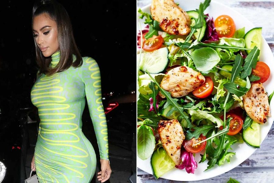 Τι περιέχει το πιάτο της Kim Kardashian όταν βρίσκεται σε διατροφή