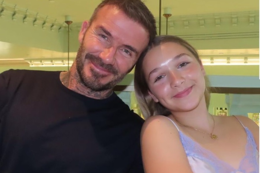 H Harper Beckham μεγάλωσε και είναι ίδια ο μπαμπάς της