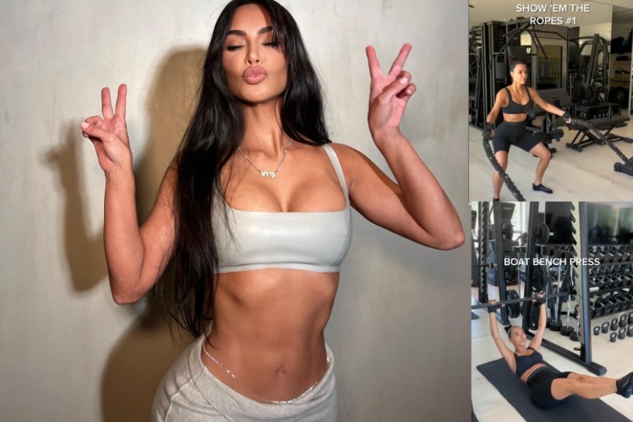 Γρήγορη γυμναστική για μετά τις διακοπές: Kάντο όπως η Kim Kardashian