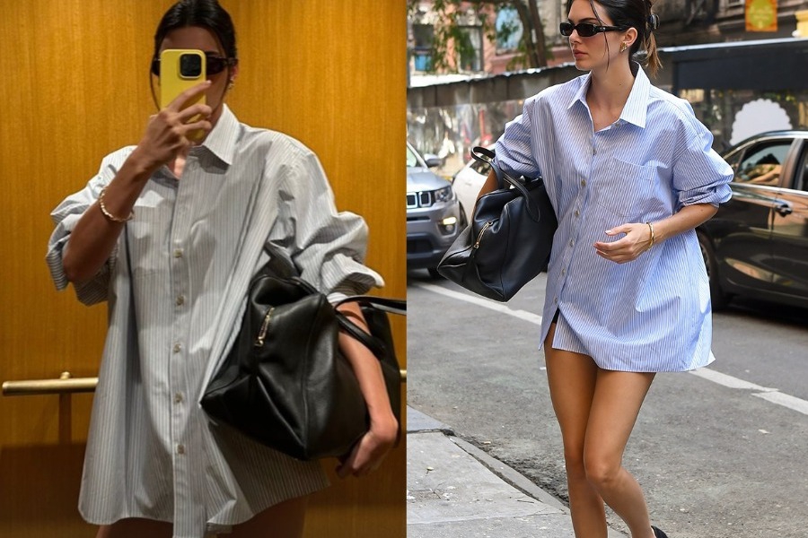 Μόνο πουκάμισο: H μόδα της Kendall που άρχισε να φοριέται πολύ