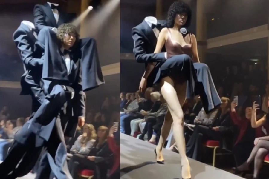 Η επίδειξη μόδας με τα μοντέλα που «σέρνουν άντρες» και προκάλεσε αντιδράσεις