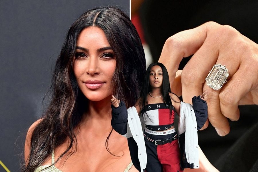 Γιατί η Kim Kardashian θα χαρίσει το δαχτυλίδι των 8 εκατομμυρίων δολαρίων στη North West