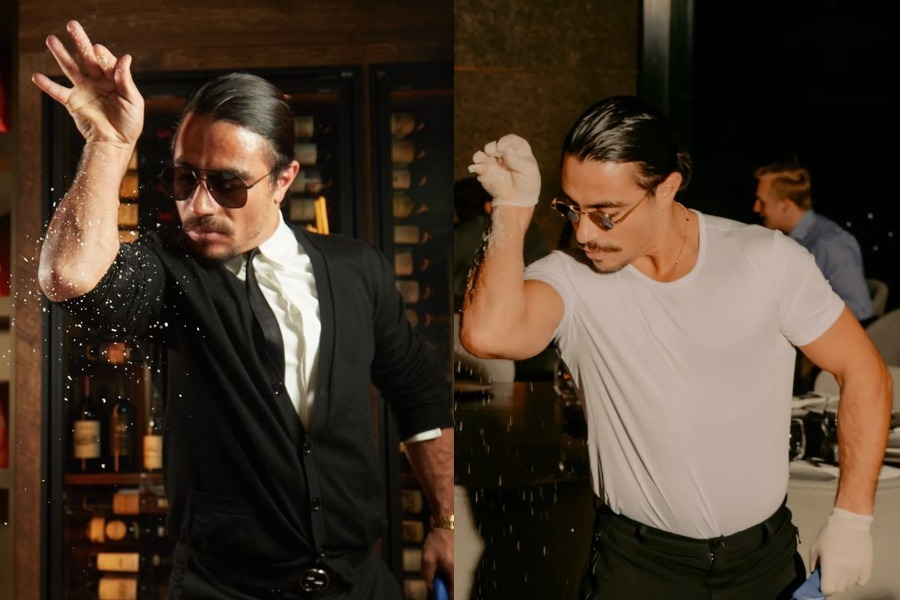 Αναδουλειές για τον Salt Bae: «Βουτιά» κερδών σε εστιατόριο που πουλάει μπριζόλες 630 λιρών