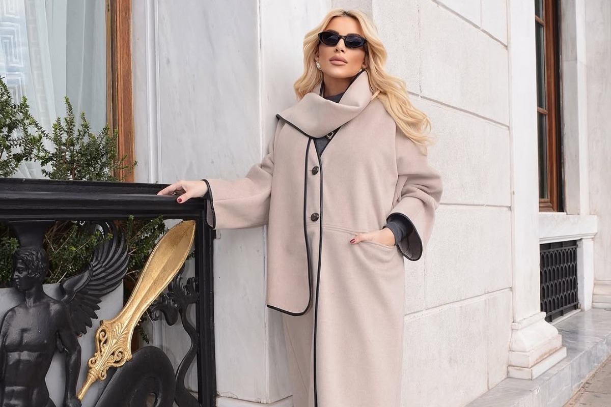 Η Κατερίνα Καινούργιου με effortless denim chic look