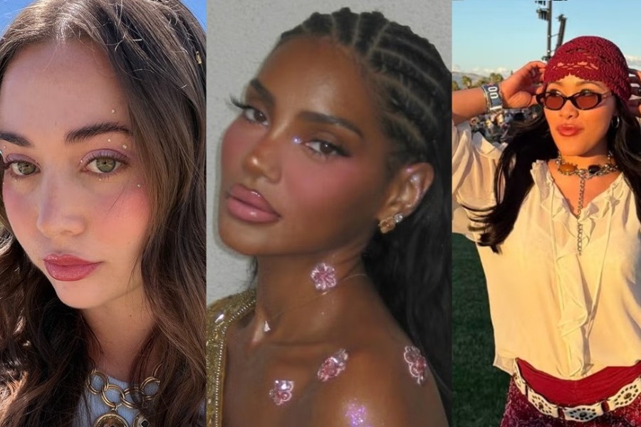 Coachella: Η μόδα της άνοιξης ‑ Όλα τα trends σε μακιγιάζ και μαλλιά