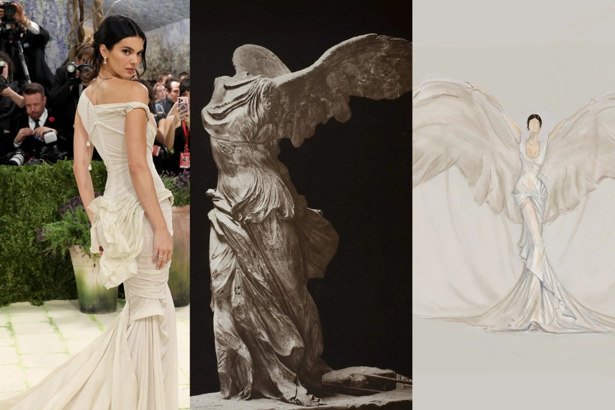 Η Kendall Jenner έγινε αρχαία θεά στο Met Gala: Mε έμπνευση από τη Νίκη της Σαμοθράκης